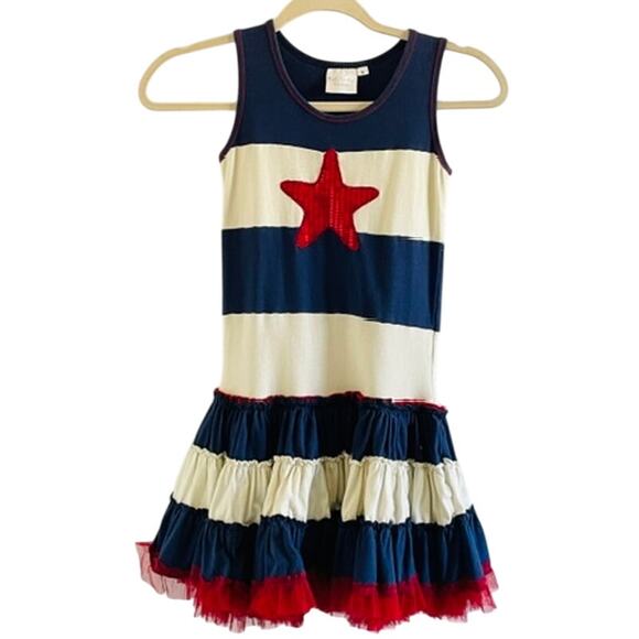 Ooh! La, La! Couture Other - Ooh La La Couture Girls American Flag 4th Of July Patriotic Dress